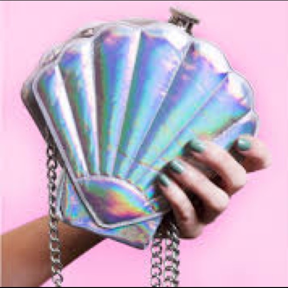 Handbags - Seashell Mermaid Flask Purse Holographic 2000’s
